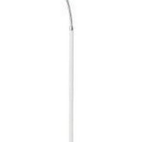 Floor Lamp with Adjustable and Bendable Gooseneck, White - BM240393