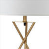 Metal Tripod Legs Table Lamp with Rotary Switch, Gold - BM240895