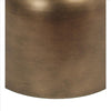 Round Top Modern Metal Accent Table, Medium, Gold - BM240963