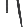 Round Top Accent Table with Tripod Base, Medium, Gold and Black - BM240972