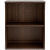 Small Bookcase with 1 Adjustable Shelf, Dark Brown - BM248083
