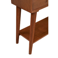 Console Table with 2 Drawers and Angled Legs, Brown - BM261864