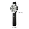 Pendulum Wall Clock with Mirror Trim and Round Shape, Silver - BM268981