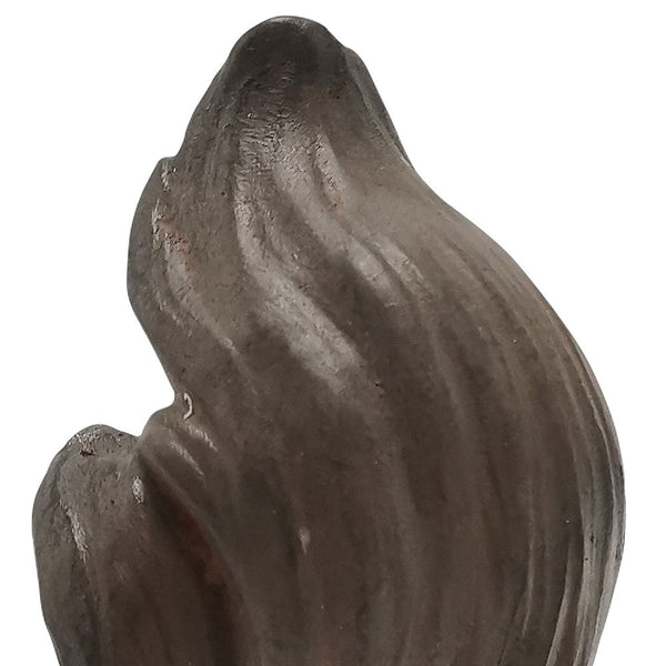 7 Inch Resin Accent Decor with Sitting Squirrel and Acorn Nut, Brown - BM272298