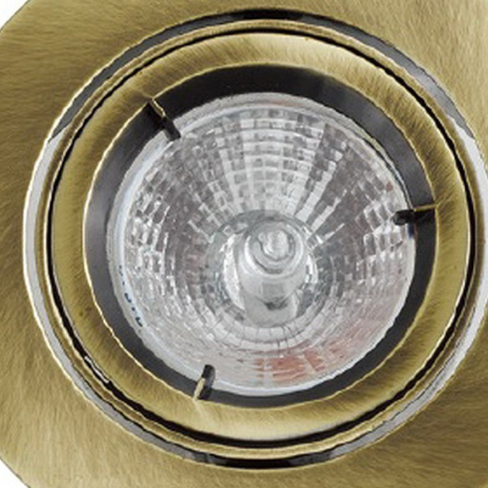 4 Inch 12V Round Ceiling Light with Metal, Antique Bronze - BM272352