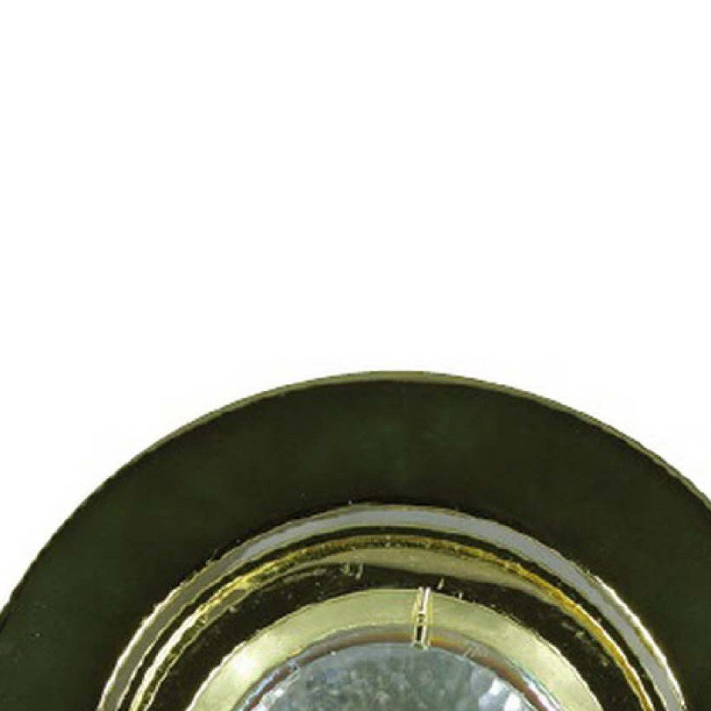 4 Inch 12V Round Ceiling Light with Metal, Antique Brass - BM272354