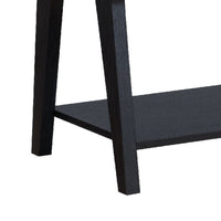 22 Inch Edward End Table with Lift Top and Bottom Shelf, Black - BM273002