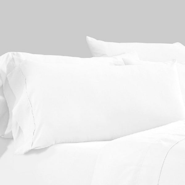 Minka 4 Piece Twin Bed Sheet Set, Soft Antimicrobial Microfiber, White - BM276840