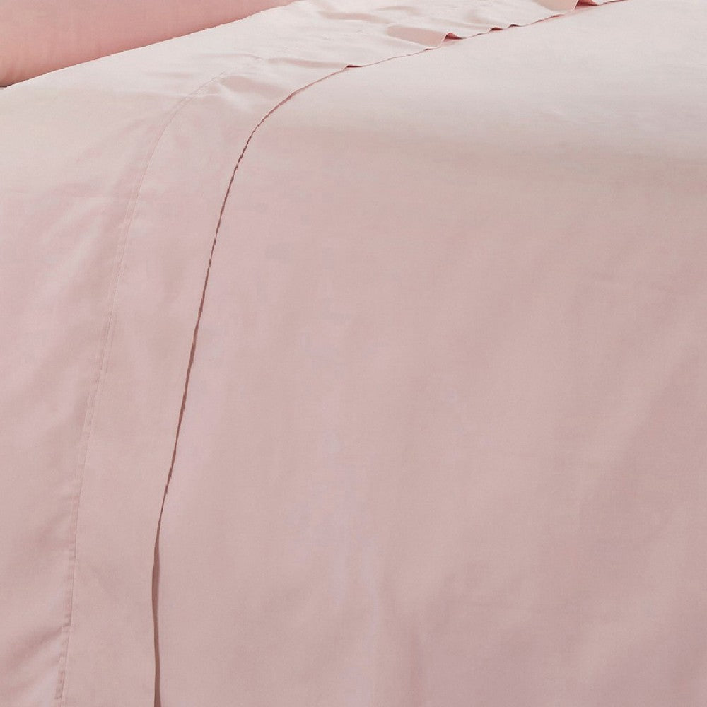 Minka 6 Piece Full Bed Sheet Set, Soft Antimicrobial Microfiber, Pink - BM276856