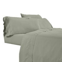 Minka 6 Piece King Bed Sheet Set, Soft Antimicrobial Microfiber, Green - BM276868