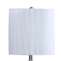 20 Inch Glass Table Lamp, 9W LED, 3 Way Switch, Egg Shape, Silver - BM279101