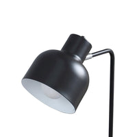15 Inch Metal Table Lamp, Adjustable Shade, Wireless Charging, Black - BM279103