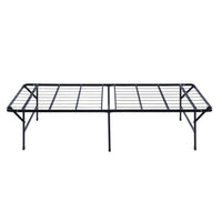 Folding Bed Frame Queen, Heavy Gauge Steel Metal, Underbed Space, Black - BM283031