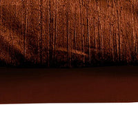 Jay 7 Piece Queen Comforter Set, Polyester Velvet, Deluxe Texture Copper - BM283899