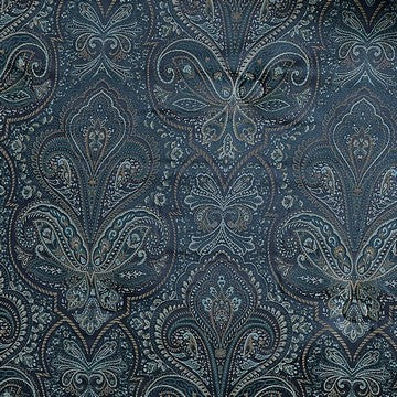 Clover 7 Piece Soft Polyester Queen Comforter Set, Jacquard Pattern, Teal - BM283915