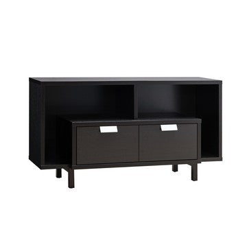 Jett 47 Inch TV Entertainment Console, 2 Drawers, 2 Shelves, U Legs, Brown - BM284411