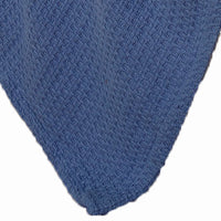 Nyx Queen Size Ultra Soft Cotton Thermal Blanket, Textured Feel, Denim Blue - BM284457