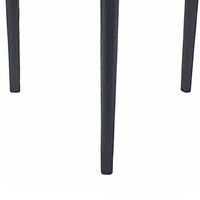 18 Inch Side Table, Agate Stone Top, Aluminum Tri Legs, Modern, White - BM284697