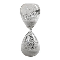 Doug 10 Inch Decorative 60 Minute Hourglass Table Accent Decor, White Sand - BM284941