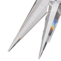 10 Inch Glass Star Accent Decor for Tabletop, Elegant Clear Crystalline - BM284971