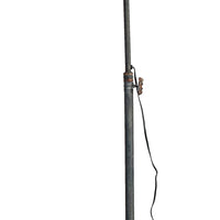 67 Inch Iron Floor Lamp, Adjustable Length Arm, Industrial Antique Black - BM285020