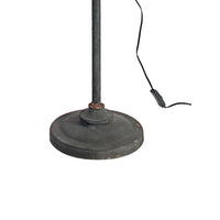 67 Inch Iron Floor Lamp, Adjustable Length Arm, Industrial Antique Black - BM285020