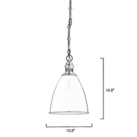 Lucy 11 Inch Pendant Chandelier, Lacquer Steel, Smooth Dome Shade, White - BM285711