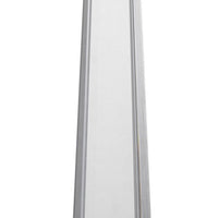 20 Inch Glass Obelisk Accent Decoration, Monument Design, Square Base - BM286150