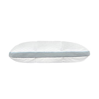 Beda 18 x 27 Queen Size Memory Foam Pillow, Fire Retardant Material, White - BM286389
