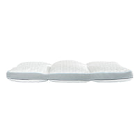 Beda 18 x 27 Queen Size Memory Foam Pillow, Fire Retardant Material, White - BM286389