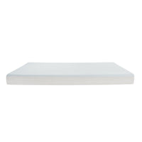 Que 6 Inch Twin Size Memory Foam Mattress, Gel Infused, Fabric Upholstery - BM286439