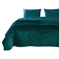 Ahab 36 x 20 King Pillow Sham, Polyester Filling, Motif, Teal Dutch Velvet - BM293459
