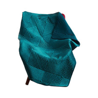 Ahab 60 x 50 Quilted Throw Blanket, Polyester Filling, Teal Dutch Velvet - BM293464