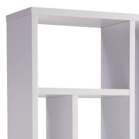 Asa 71 Inch Modern Display Bookshelf, 9 Multi Level Shelves, White Finish - BM293584