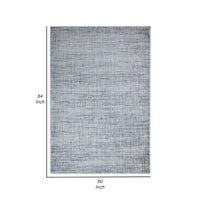 Lin 5 x 7 Area Rug, Woven Stripes and Broken Lines, Machine Woven Fabric - BM294031