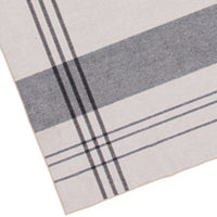 Kay 5 x 7 Area Rug, Classic Plaid Print, Soft Gray and White Polyester - BM294058