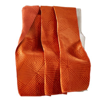 Rio 60 Inch Throw Blanket, Diamond Stitch Quilting, Orange Dutch Velvet - BM294318