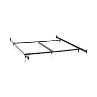 Bed Frame, Queen or King, 6 Metal Legs with Adjustable Glides, Matte Black - BM296775