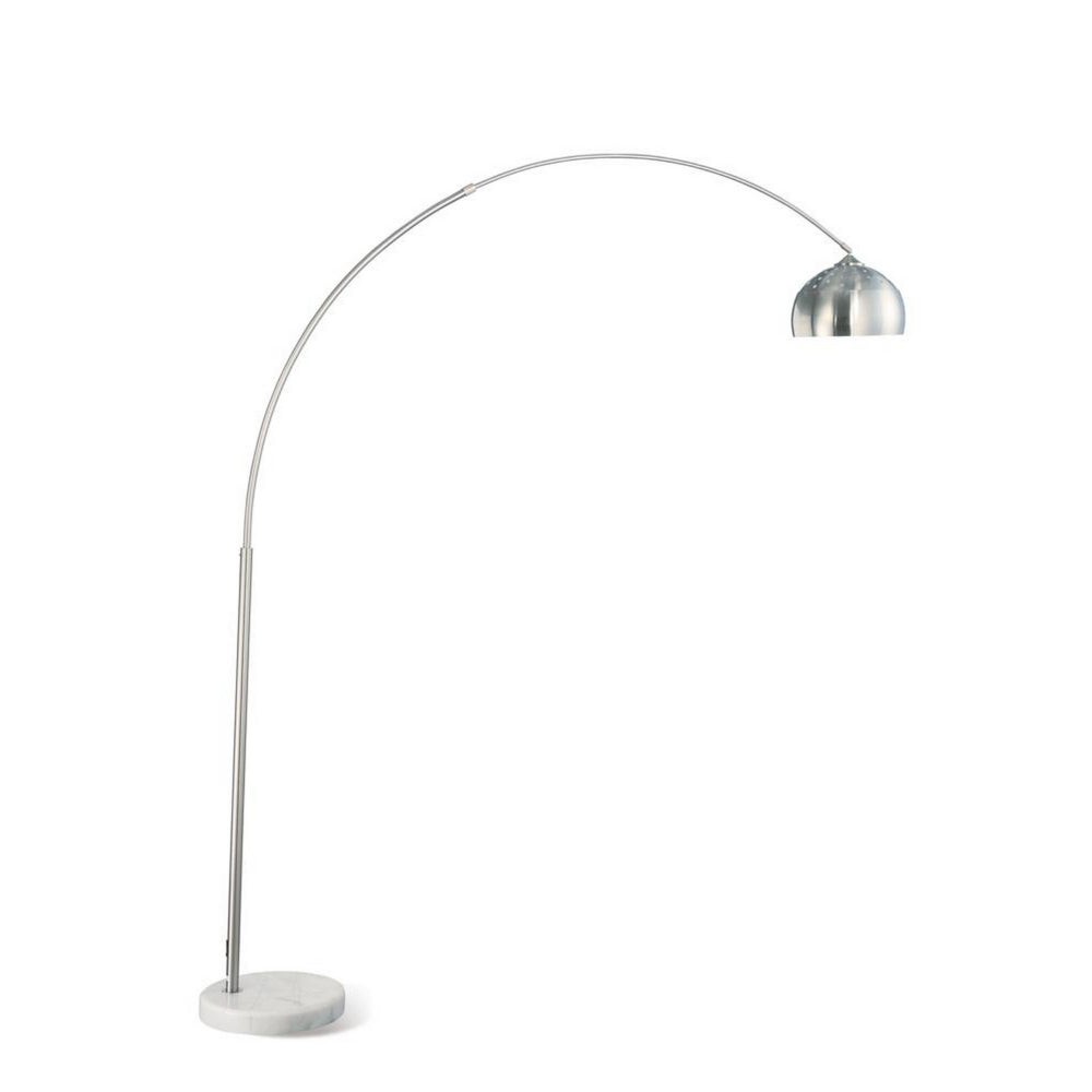 Benjara 85 Inch Floor Lamp with Arched Body, Binary Switch