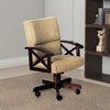 BM68943 Upholstered Arm Game Chair , Brown