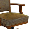 BM68983 Cozy Upholstered Arm Game Chair, Brown