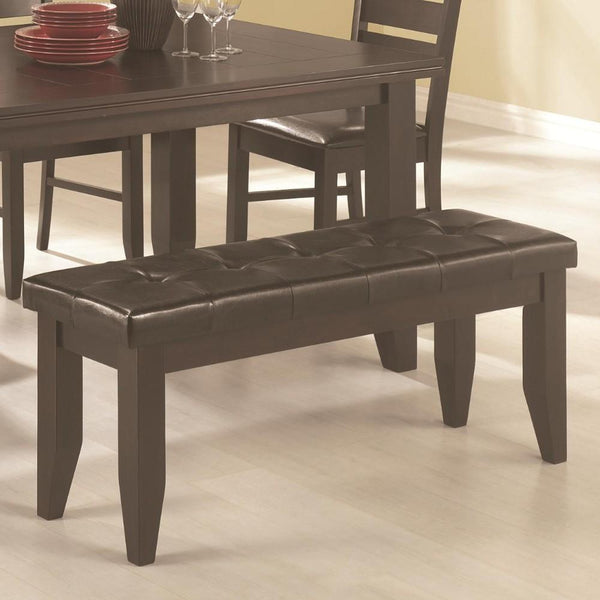 BM69067 Wooden Dining Bench, Cappuccino Brown