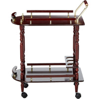 2-Tier Serving Cart, Brown- BM69285