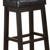Wooden Sofie Backless Counter Height Stool, Black, Set of 2 - BM69377