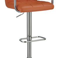 BM69393 Swiveling Bar Stool, Orange