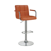 BM69393 Swiveling Bar Stool, Orange