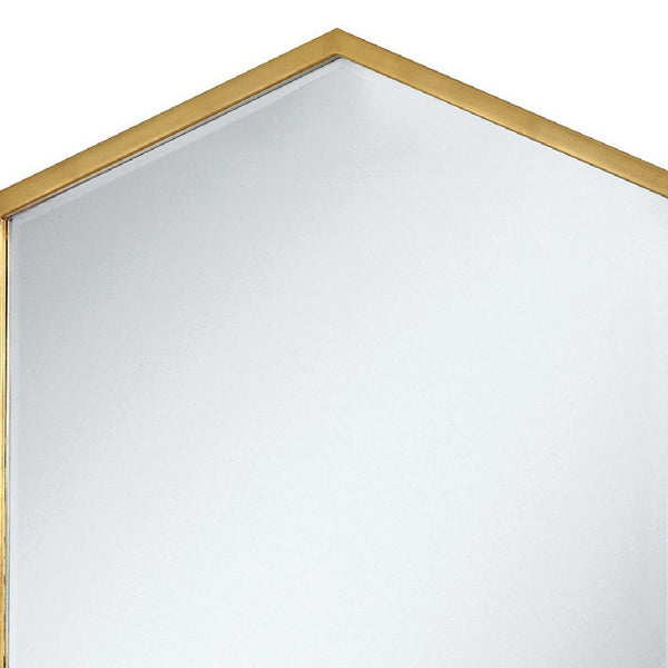 BM163975 Metal Wall Mirror, Gold