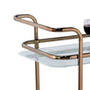 Tiana Contemporary Serving Cart In Champagne Finish - BM123225