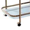 Tiana Contemporary Serving Cart In Champagne Finish - BM123225