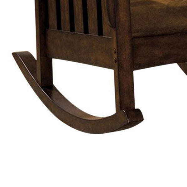 BM131912 Morrisville Traditional Accent Chair, Dark Oak